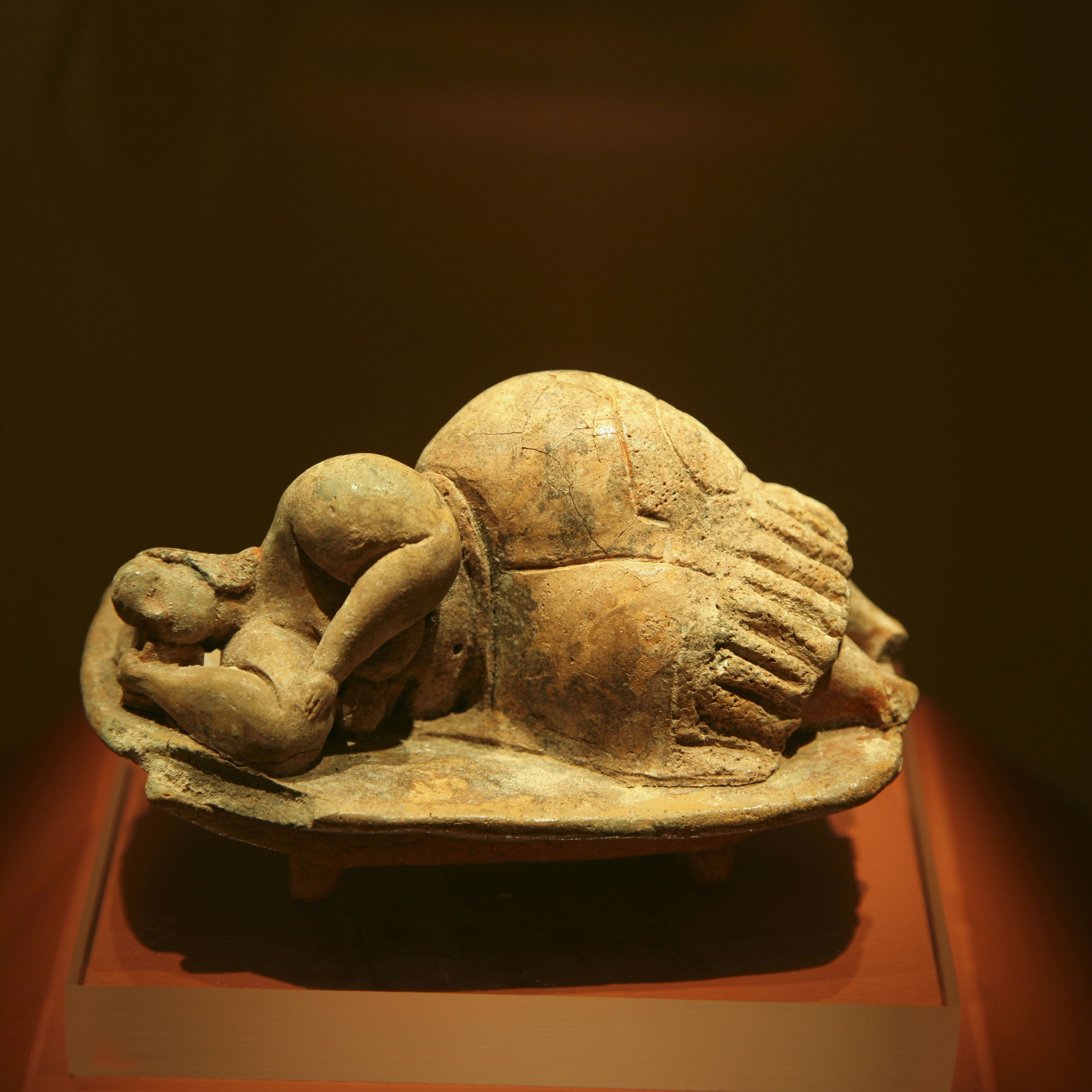 Sleeping lady statue, Museum of Archaeology, Valletta, Malta.