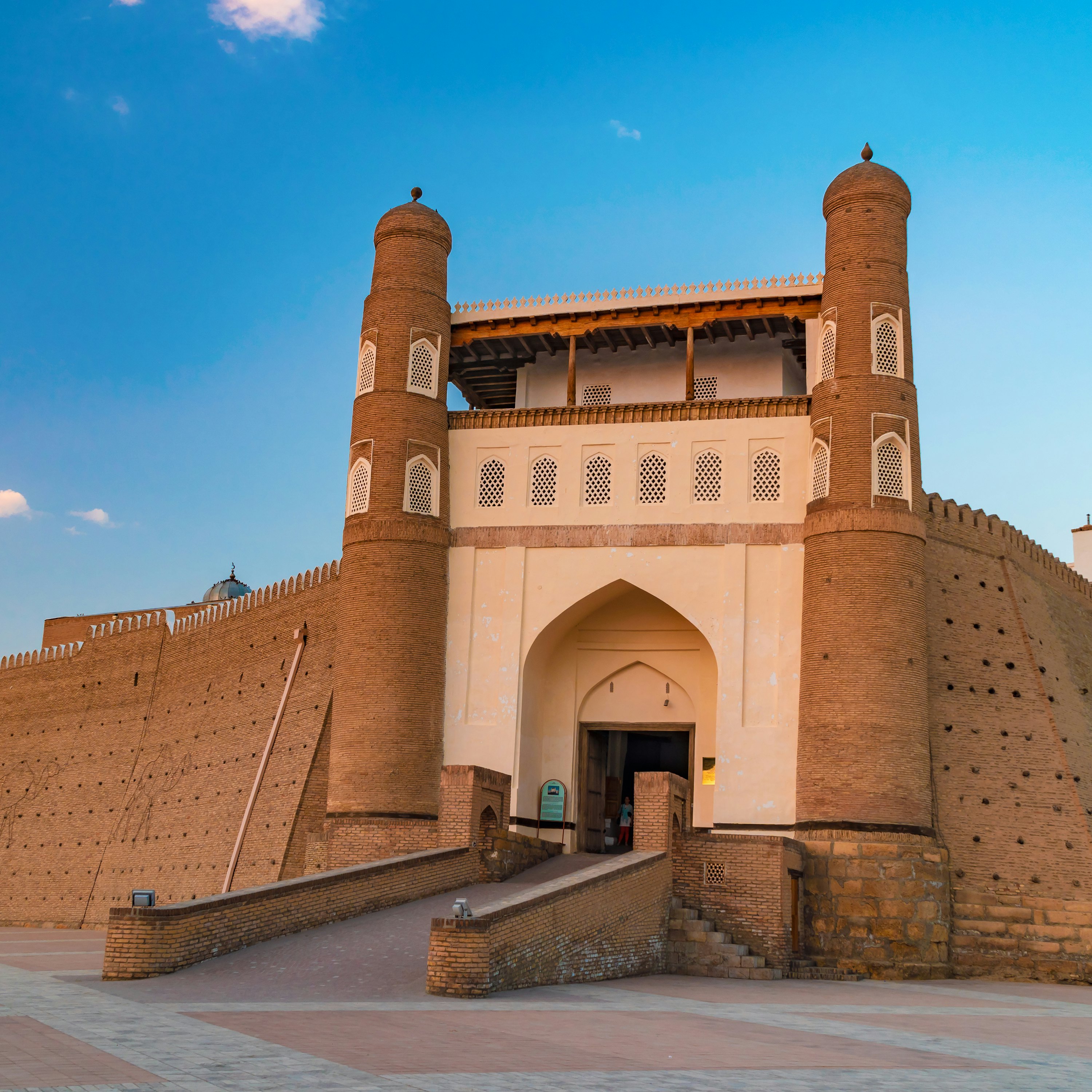 Ark fortress in Bukhara, Uzbekistan.