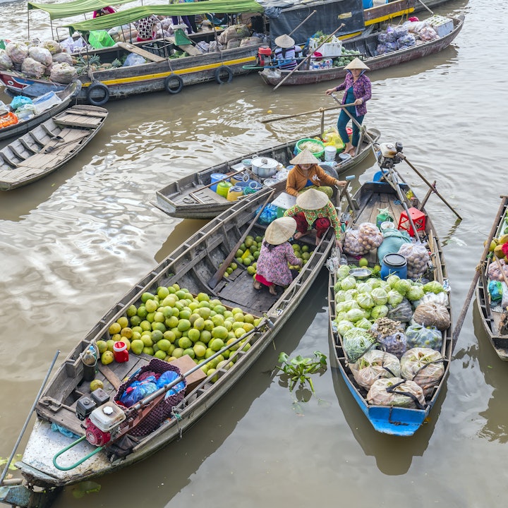 The Mighty Mekong Delta: Vietnam’s Floating Markets and Historic River Villages